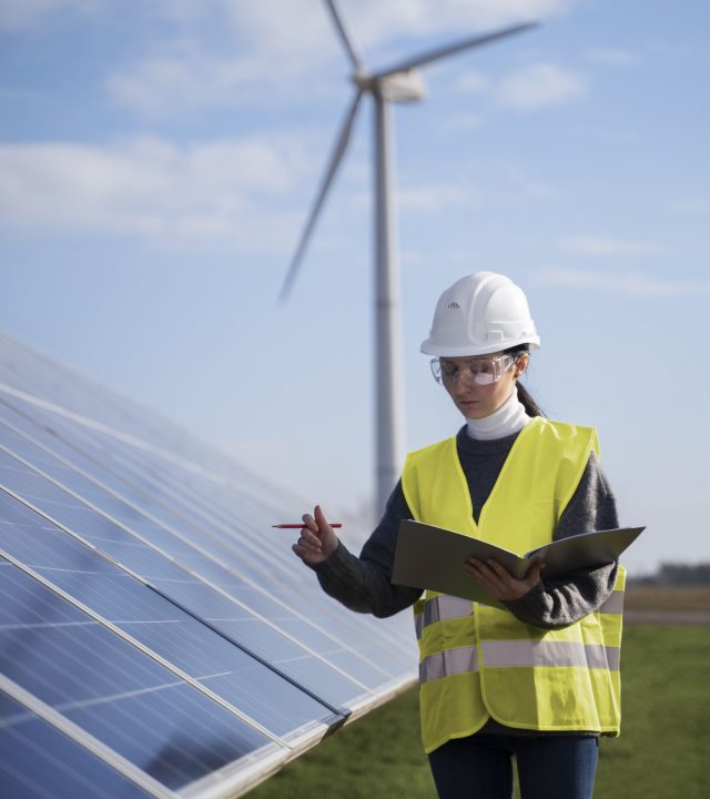 medium-shot-engineer-checking-solar-pannels